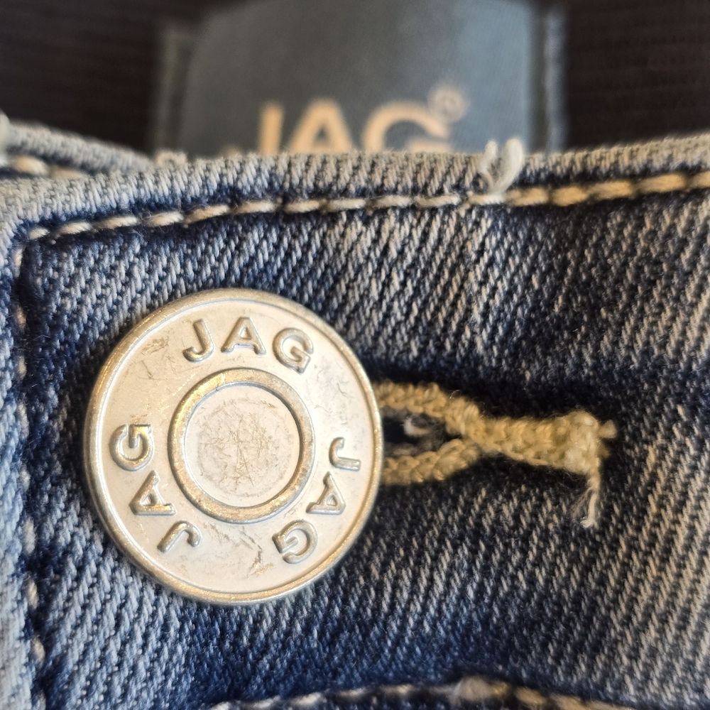 JAG Alex Boyfriend High Rise Casual Denim Jean Shorts Womens 8 - Picture 7 of 13